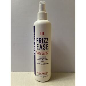 John Frieda Frizz Ease Hairspray Color Treated Hair Non Sticky Hold Shine 10 oz